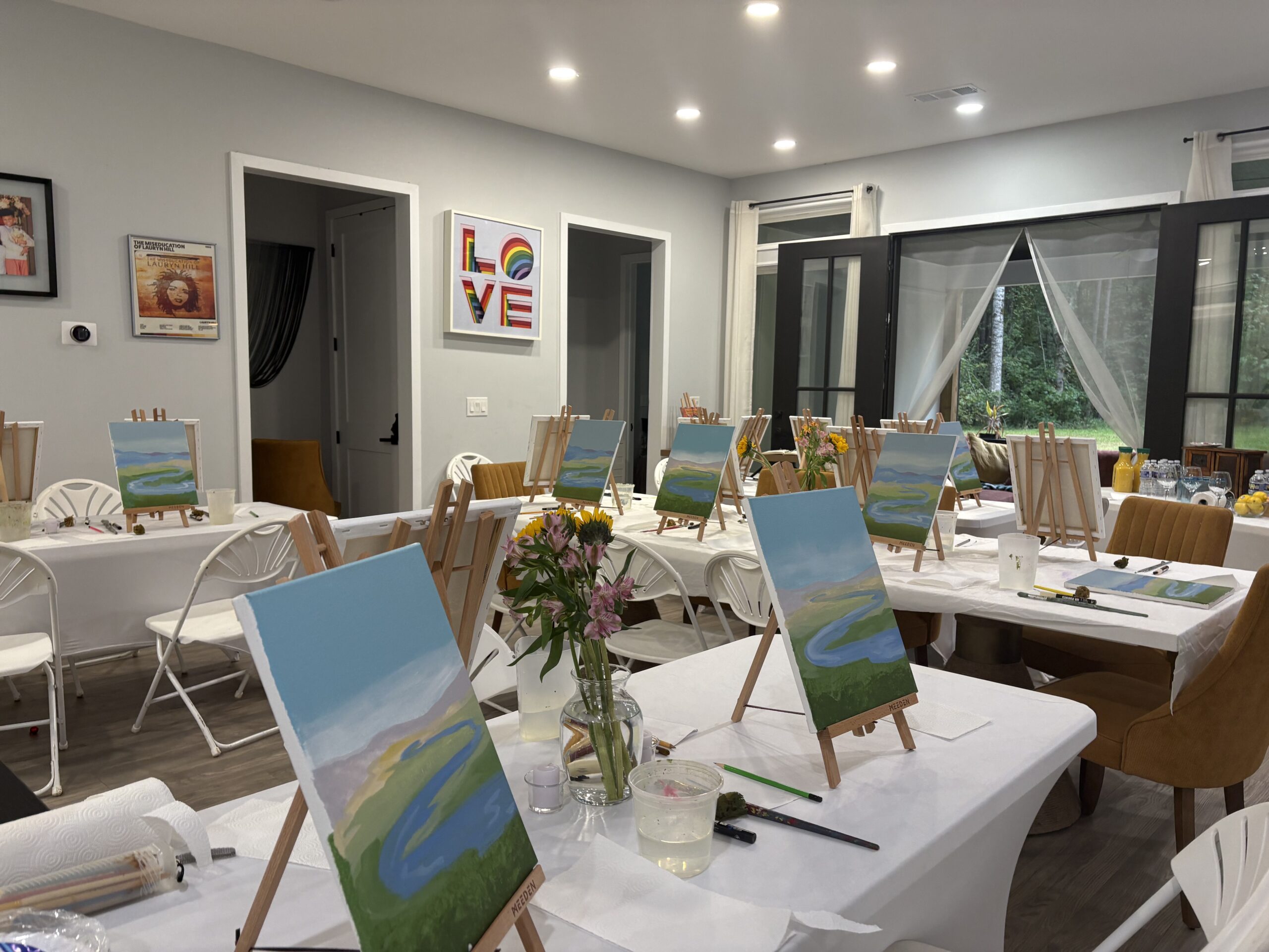 Paint and Shift indoor studio